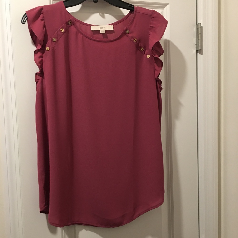 Loft Top Size M Mauve Like Color - image 1
